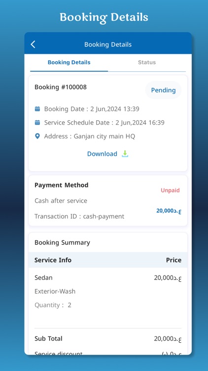 Ganjan Car Service User screenshot-5