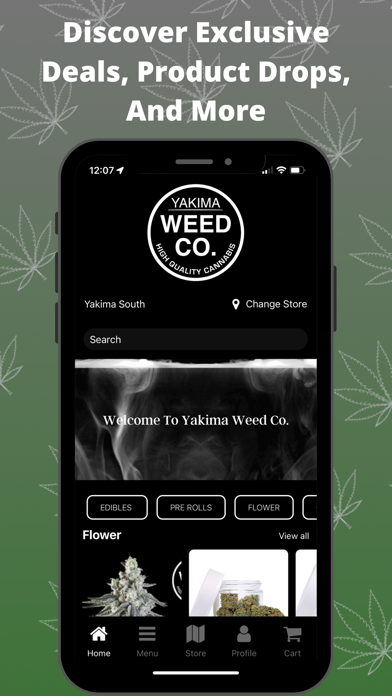 Yakima Weed Co iPhone screenshot 2 - Shopping app