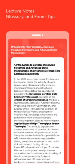 Databricks Exam Prep: With AI iPhone Screenshot 5