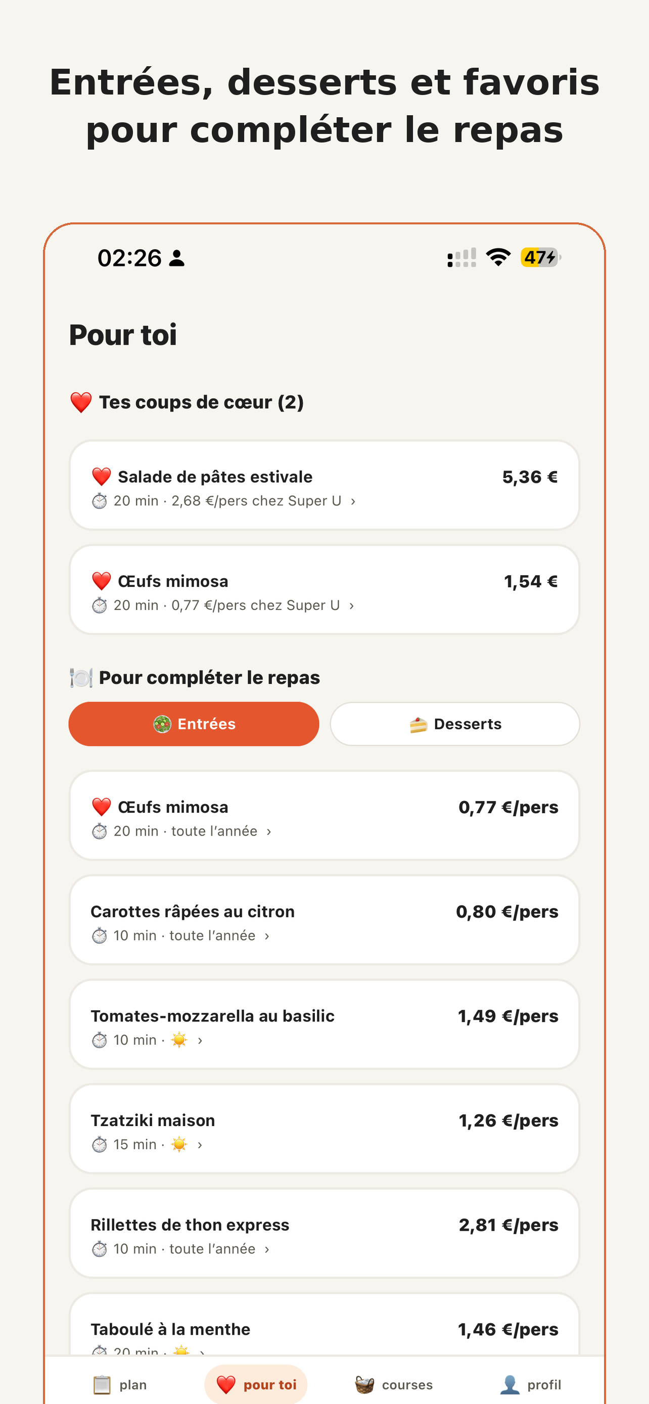 Manjo - Recettes & Courses screenshot 6