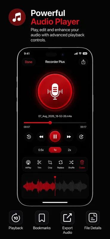 Voice Memos Recorder Plus Pro screenshot 2 of 5