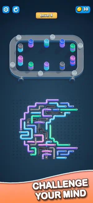 Snake Out Sort screenshot 4