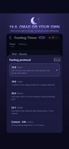 Fasting Timer: Intermittent iPhone screenshot