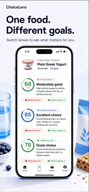 Choice Lens - AI Food Scanner screenshot 1