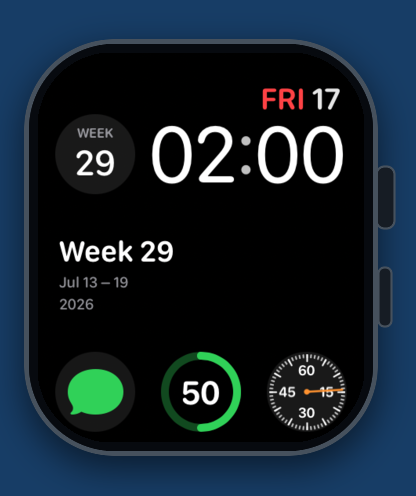 Week Number · Calendar Weeks screenshot 9