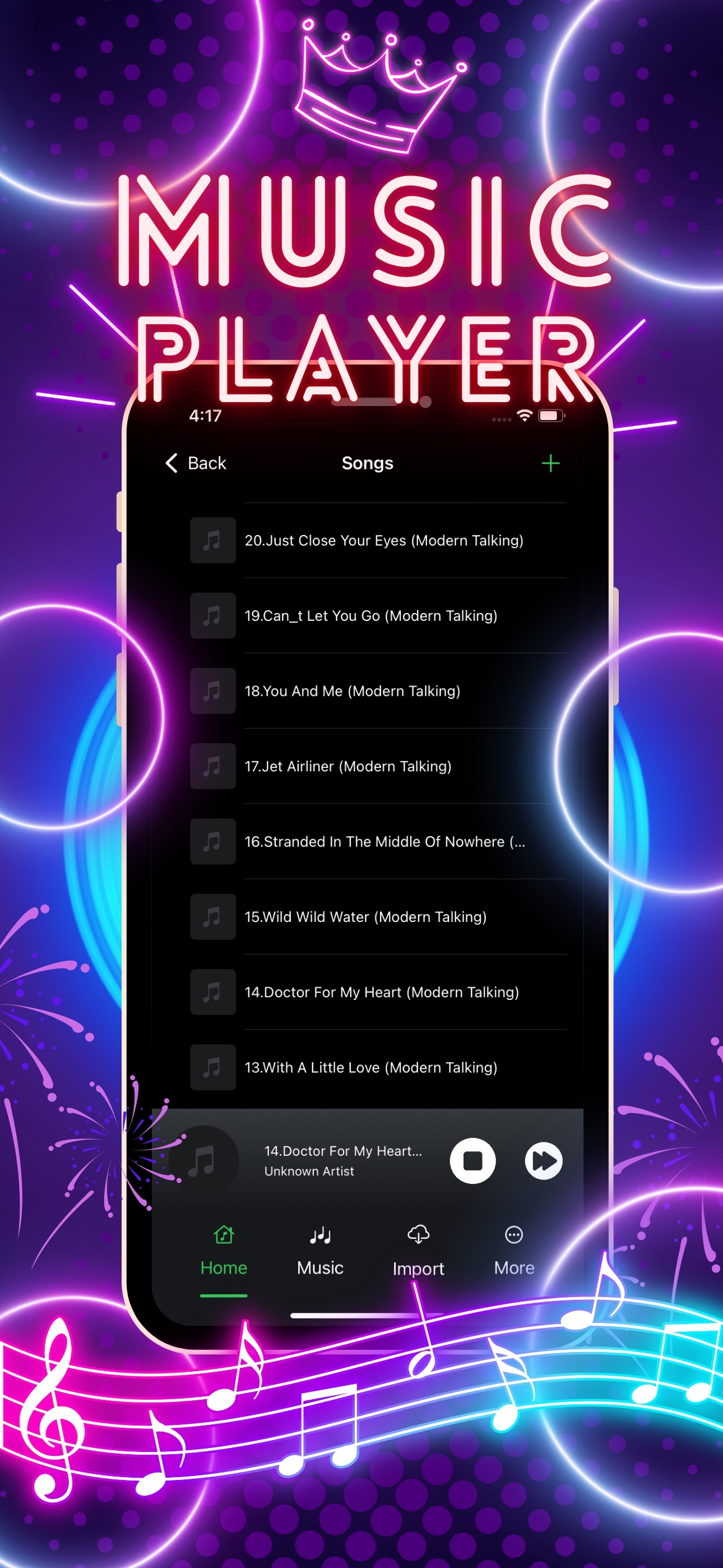 Hola Offline Music Player screenshot 2