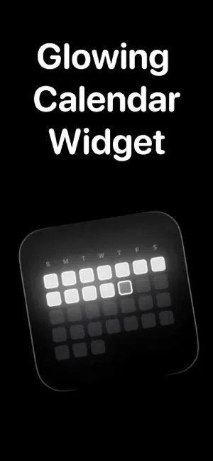 Calendar Widget: Glow screenshot 1