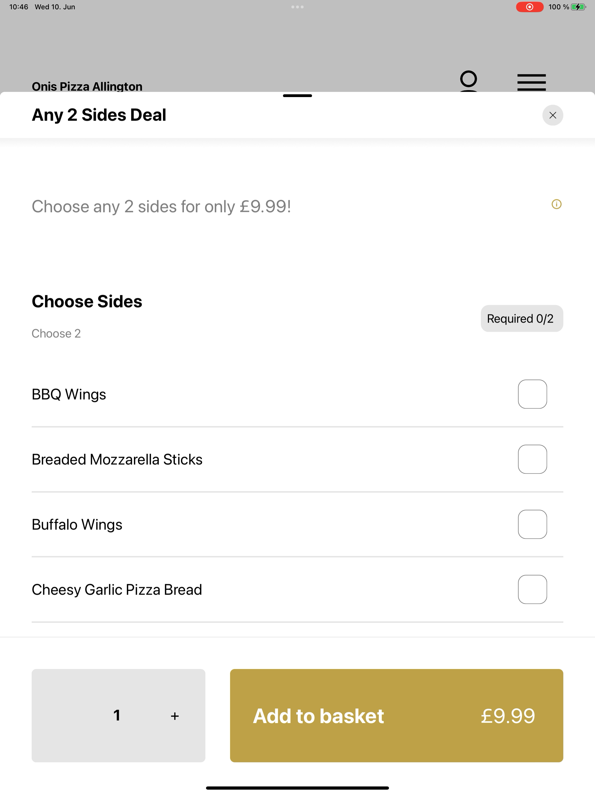 Onis Pizza Allington screenshot 8