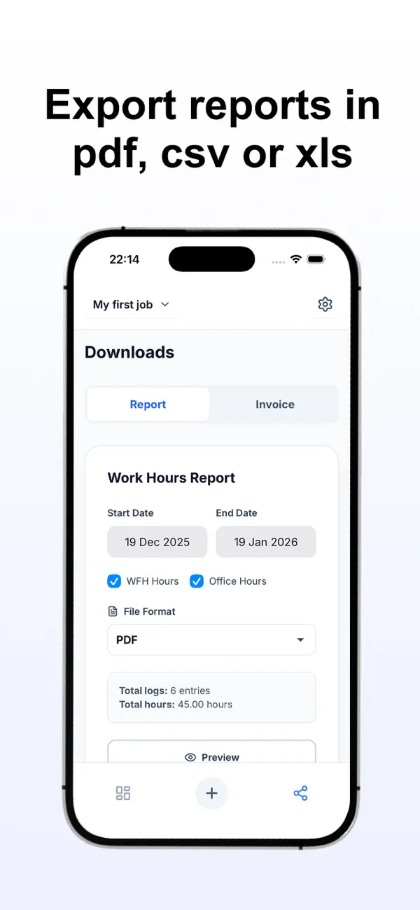 Screenshot #3 pour Time Log: Work Hour Tracker
