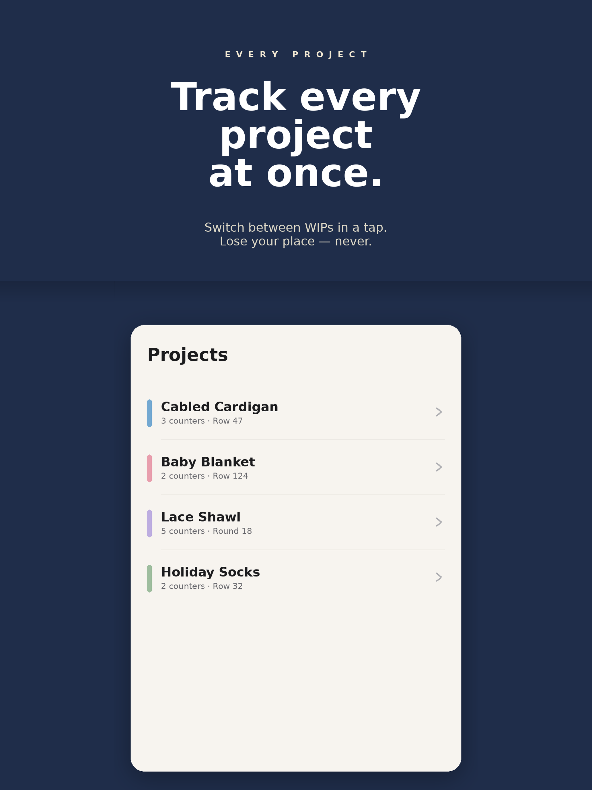 Stitch Keeper: Row Counter screenshot 9