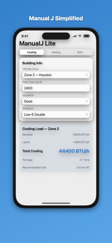 ManualJ Lite screenshot