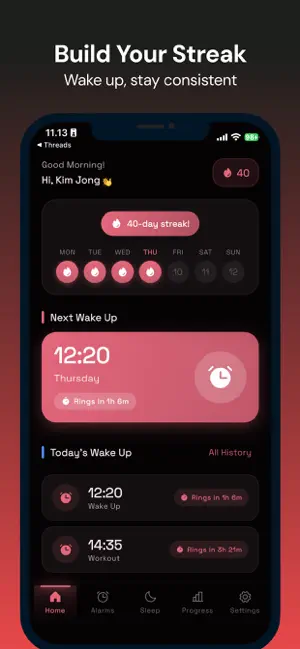 Loudr - Mission Alarm Clock screenshot 2