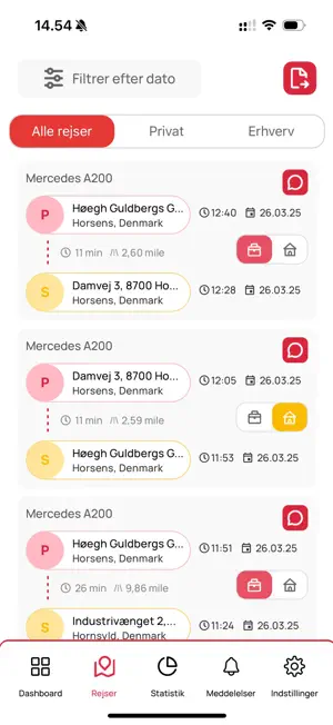 Meta Trak Kørebog screenshot 4