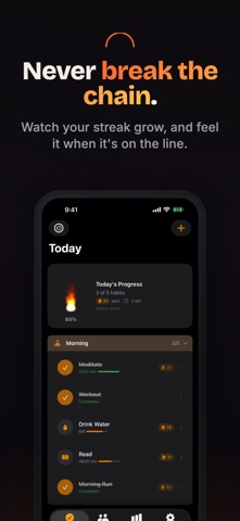 Habit Flame: Streak Tracker Screenshot 3 of 8