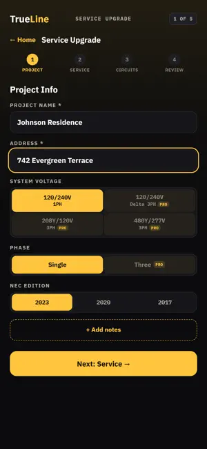 TrueLine: One-Line Diagram screenshot 4