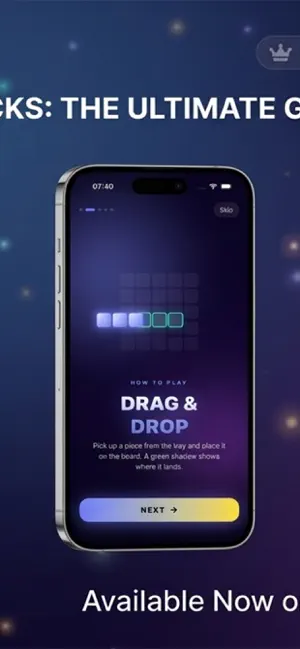 Neon Blocks : Blast screenshot 2