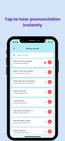 Indonesia Travel Phrasebook screenshot