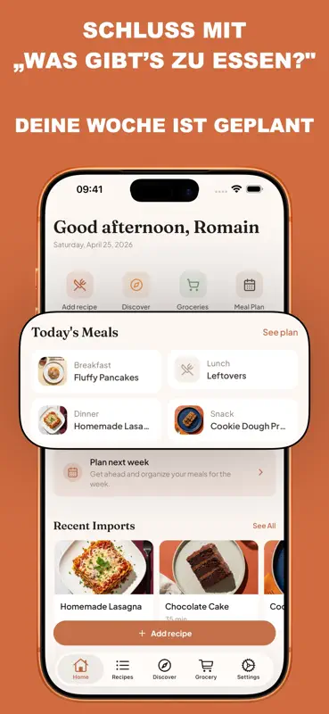 Clemi: Rezepte & Wochenplan screenshot 2 of 7