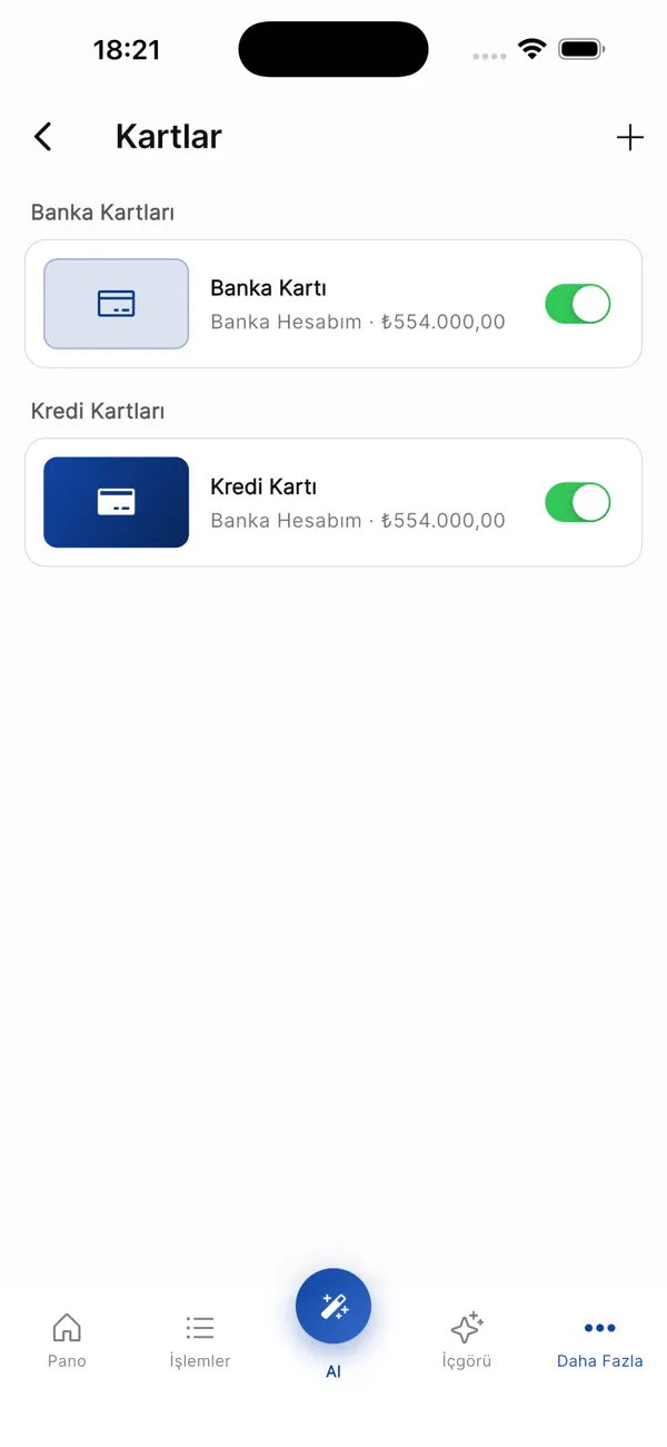 Screenshot #3 pour AI Para Yönetimi: Gelir-Gider