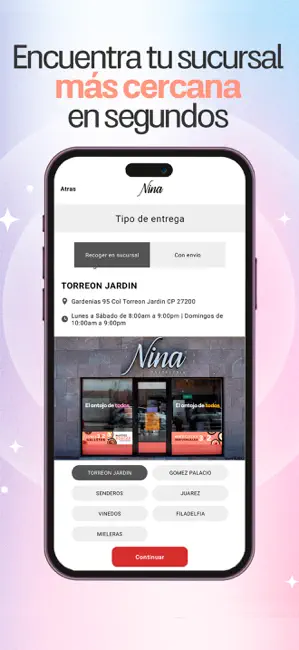 Nina Pastelería iPhone screenshot 3