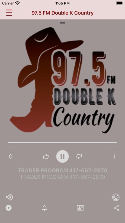 97.5 FM, KNMO Double K Country