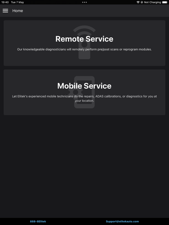 Elitek iPad screenshot 6 - Utilities app