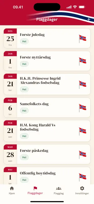 Norske flaggdager screenshot 2