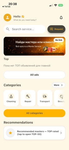 Monte Service screenshot