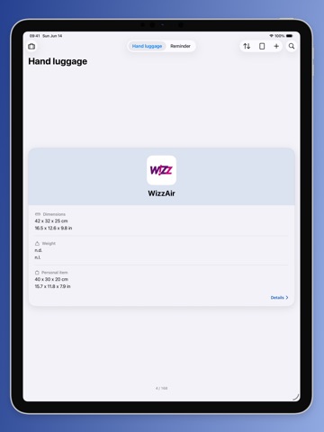 Hand Luggage: Carry-On Size iPad screenshot