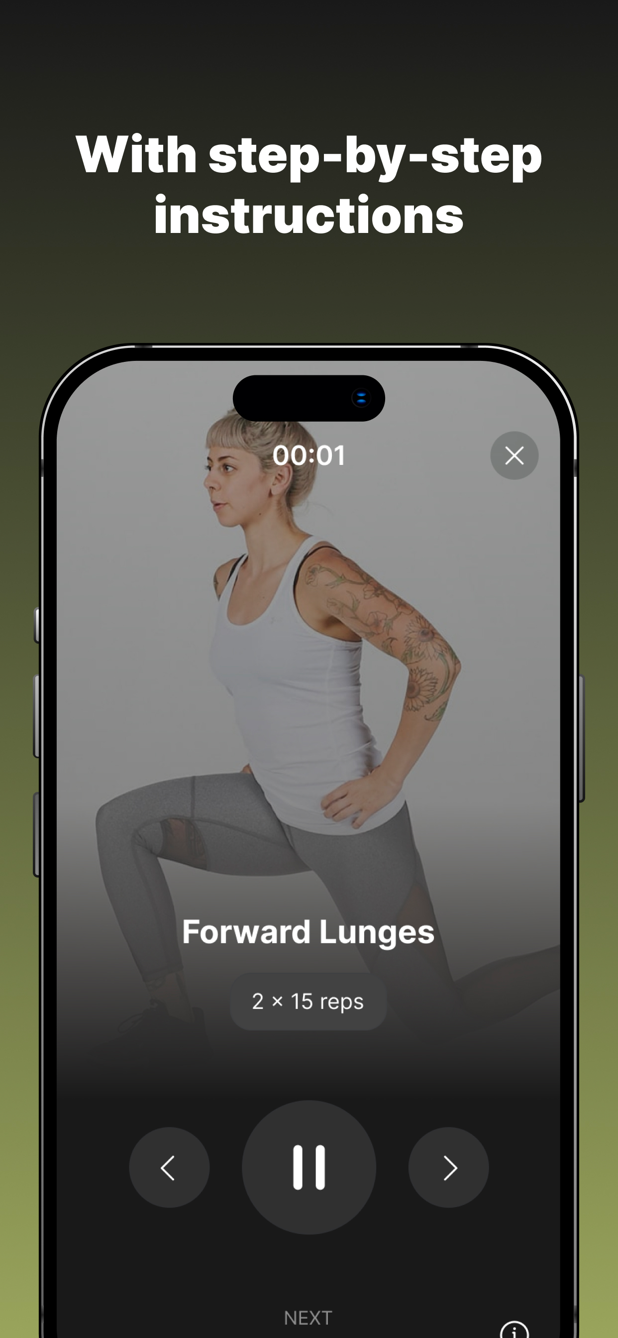 Walking workout