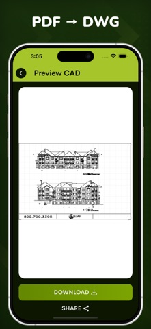 PDF to CAD Converter iPhone screenshot