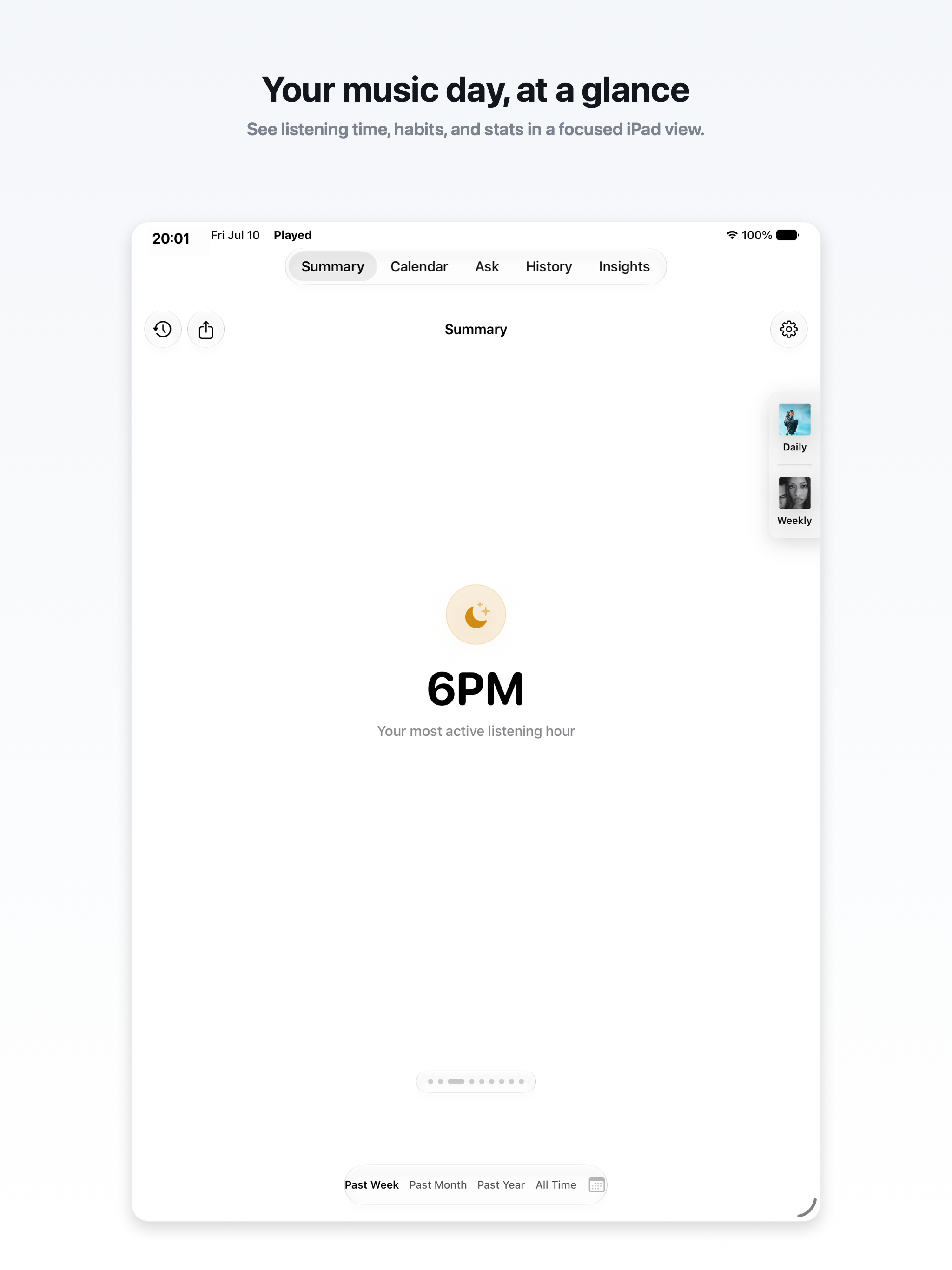 Played: Music Stats & History screenshot 11