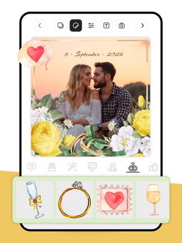 Photo Frames Collection Editor iPad screenshot