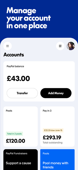 ‎PayPal - Send, Manage, Pay Screenshot