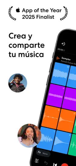 Captura de pantalla de BandLab – Music Making Studio en iPhone 1