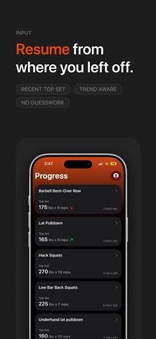Progressive – Workout Tracker screenshot