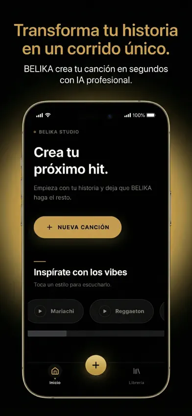 Belika: Corridos & Regional IA screenshot 1