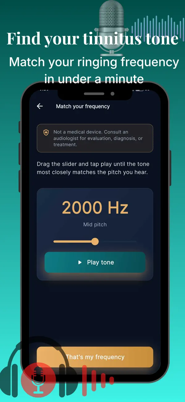 Screenshot #3 pour QuietEar: Tinnitus Relief