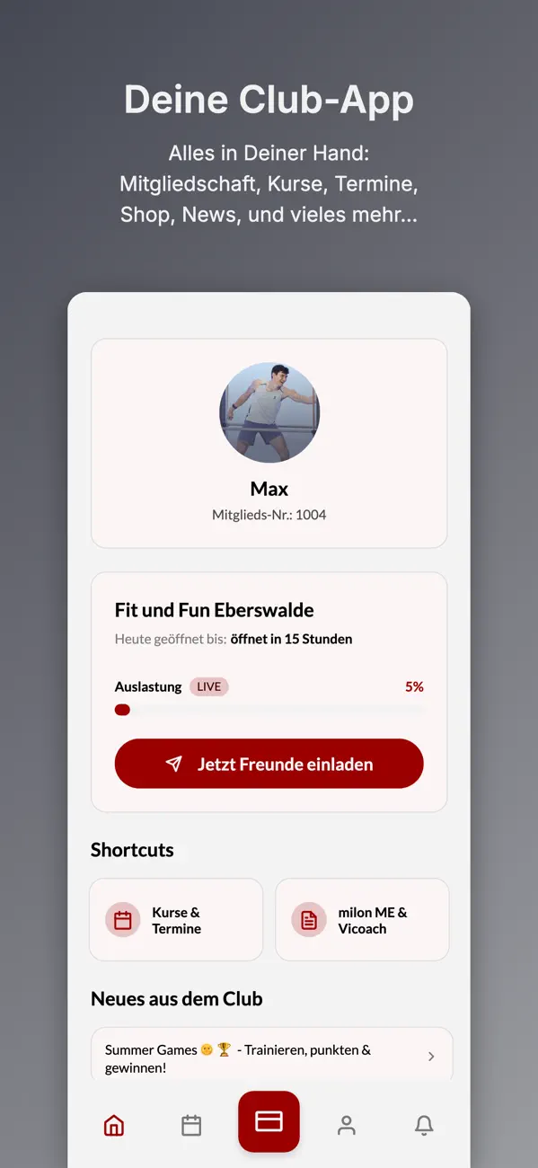 Screenshot #1 pour Fit & Fun Gesundheitsstudio