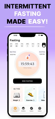 Easy Fast: Fasting Tracker screenshot