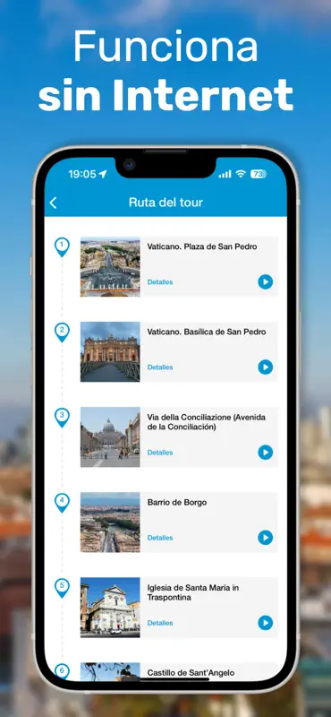 ROMA: Audioguía · Ruta · Mapa screenshot 5 of 5