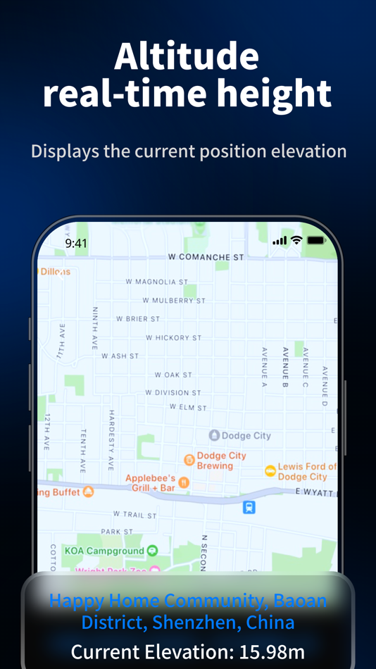 #3. GPS Altitude Compass (iOS) 由: Shenzhen Cx Interactive Technology Co., Ltd.