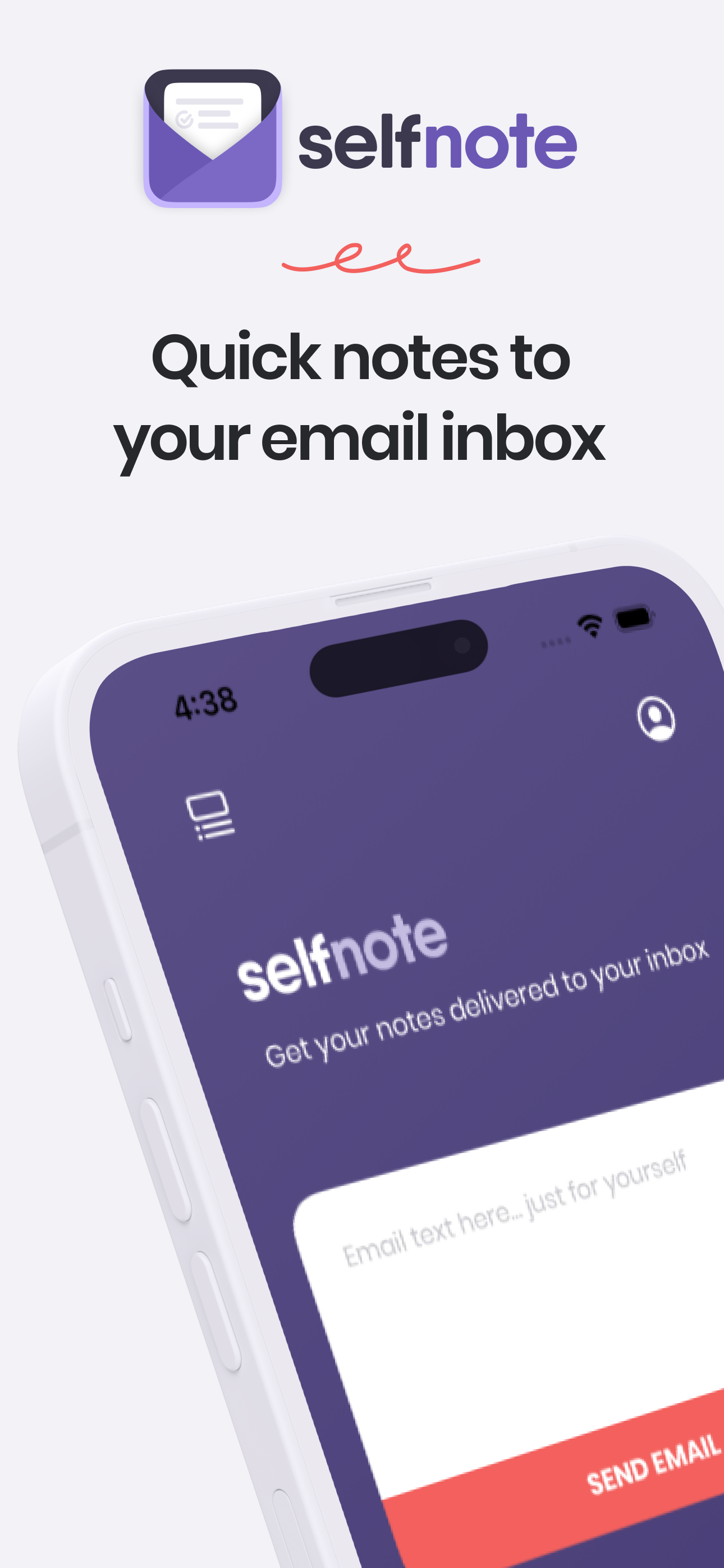 SelfNote: Email Note to Self