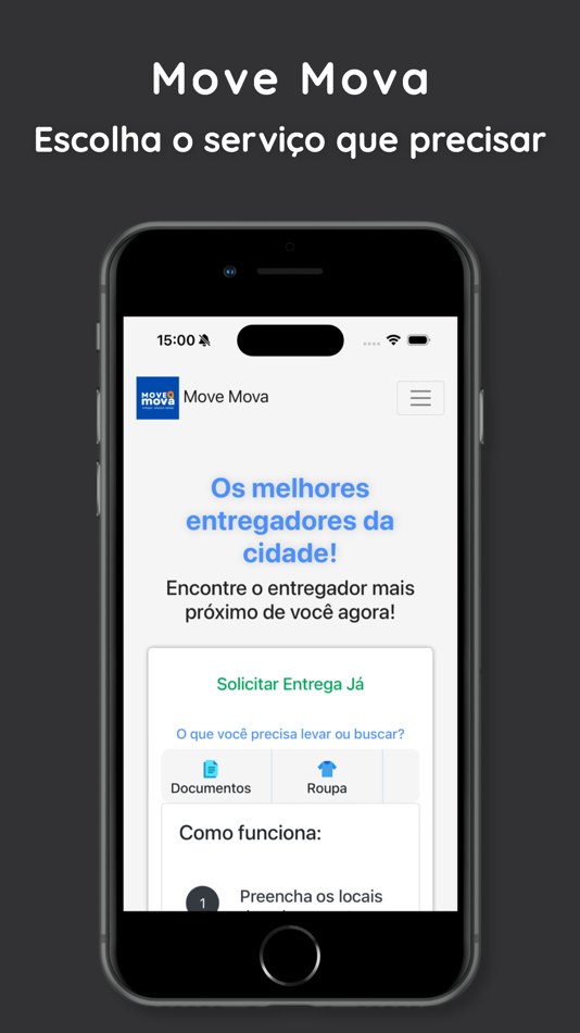 #1. Move Mova (iOS) Podle: Carvs Sistemas e Serviços de Computação em Nuvem LTDA