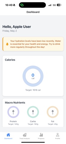 CalSnapAI - Calorie Tracker Screenshot 1 of 7