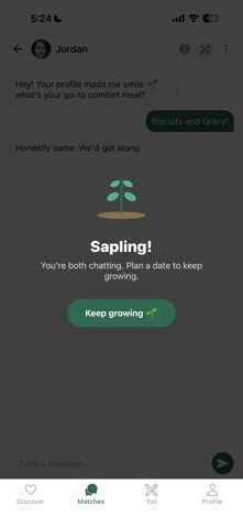 Sprout - Plant Based Dating Screenshot 9 of 10