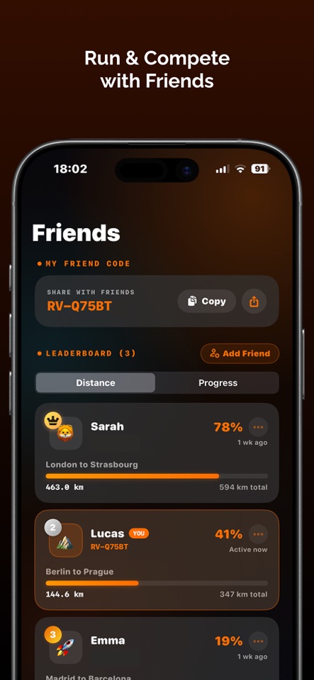 RunVoy: Virtual Run Tracker screenshot 5