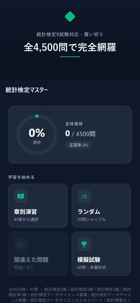 統計検定マスター 4500問 screenshot 4