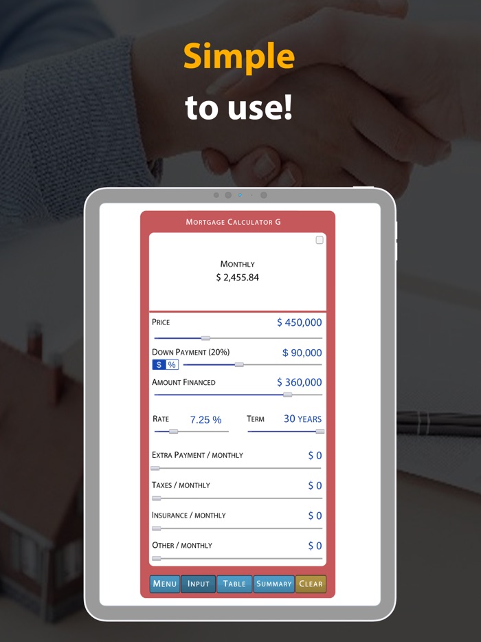 Mortgage Calculator G