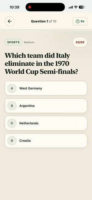 Curio:Daily Trivia screenshot 3